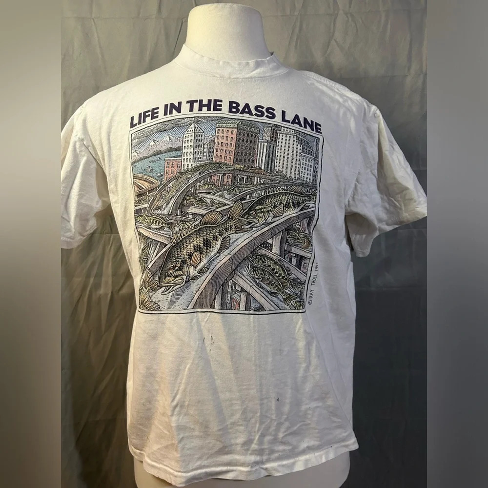 Vintage 1992 Life in the Bass Lane T-shirt size L